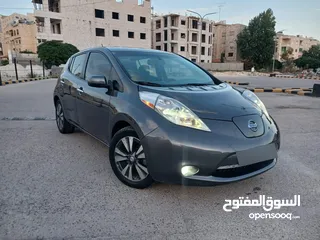  1 نيسان ليف SL Premium 2015 بحاله ممتازه