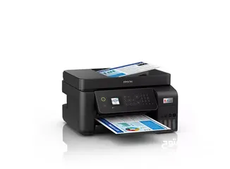  2 طابعة متعددة الوظائف EPSON ECO TANK L5290 ( طباعة، نسخ، مسح ضوئي، فاكس لاسلكية مع شاشة LCD)