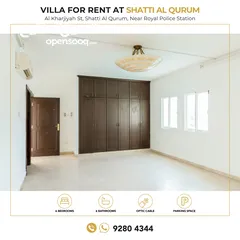  4 6BHK villa for rent in Shatti Al Qurum
