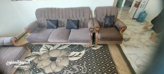  3 طقم كنب مع سجاد