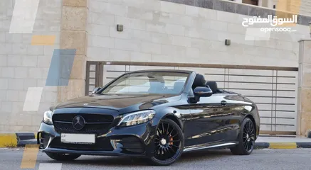  1 مرسيدس C200 كشف للايجار ( للاعراس )  Mercedes c200 AMG (2020)