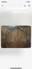  2 خزانه 6 ابواب  تخت مجوز مع فرشه زمبركيه