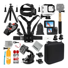  1 GoPro Accessories Kit Action Camera  مجموعة ملحقات جو برو لكاميرا الحركة