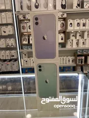  4 Iphone 11 128 GB  جديد كفالة سنة