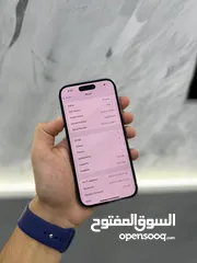  10 ‏‎ ‏‎‏‎‏‎ مستعمل وكالة بحالة الجديد  ‏‎نسبة البطارية 87-91% ايفون 14 برو 128 جيجا