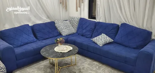  3 طقم كورنر كما في الصورة مستعمل من سنة شبه جديد