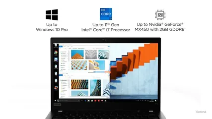  5 LENOVO THINKPAD T14 CORE I7 (11TH GEN) 1165G7 2.8GHZ UP TO 4.7GHZ 16GB 3200MHZ DDR4 RAM 512 GB SSD
