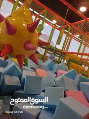  3 مكعبات اسفنجية و مواسير فوم تغليف حديد مناطق الالعاب