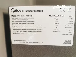 2 New Midea Upright Freezer