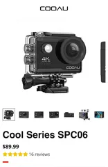  10 كامرة كو برو أنشئ مدونة الفيديو الخاصة بك باستخدام كاميرا الحركة COOAU CU-SPC06