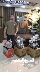  5 مضخات ماء تعمل بالبنزين أصلية من شركة البارون أداء قوي وثابت كاملة بجميع الإكسسوارات  مع كفالة