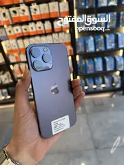  2 IPHONE 14 PRO MAX (256GB) USED LIKE NEW / ايفون 14 برو ماكس 256 جيجا مستعمل حاله الجديد كفاله سنتين