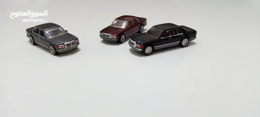  18 مجسمات سيارات معدنية حجم 1/64 مناظر للمكاتب