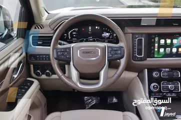  7 GMC Yukon Denali 2022 جي ام سي يوكن دينالي للبيع بحالة الوكالة تحت الكفالة2027