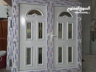  22 Aluminium door and window making and sale صناعة الأبواب والشبابيك الألومنيوم وبيعها