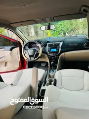  4 هيونداي اكسنت موديل 2017 لون خمري