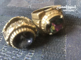  8 خاتمين انتيك حجر مازونايت حجم كبير للبيع بسعر مناسب الخاتم انتييك. والحجر مازونايت.