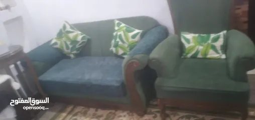  3 طقم كنب مستعمل نظيف جدا بحاله الوكاله