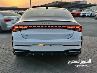  5 كيا K5 GT LAIN  2021 بانوراما بحاله ممتازه  ممكن التمويل عن طريق البنك