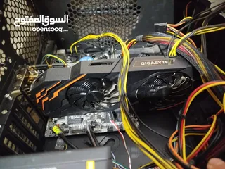  1 موجود جهاز i5 6400  Ram12ddr4  Power supply Antec 600w  Motherboard H110  Gtx1070 Gigabyte  ssd240