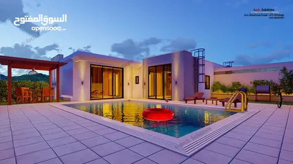  5 فلل سكاي جيت - بوابة اريحا  شركة تيرا للانشاء والتطوير العقاري