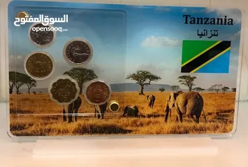  19 ستاندات منوعه عالميه يحتوي بالداخل على قطع معدنيه وفضيه انسر