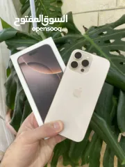  1 ايفون 16 بروماكس 256 نسخة امريكيIphone 16 pro max