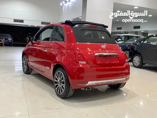  3 Fiat 500C 2022 (Red)
