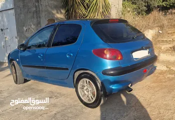  2 بيجو 206 موديل 2000 محرك 1400..