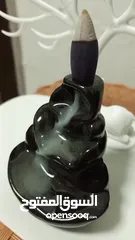  9 مباخر بورسلان مع بخور هرمي