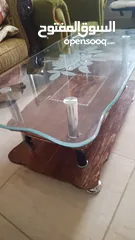  1 طاولة وسط زجاج  سيكوريت