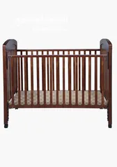  1 Baby Crib with Medical Matress - سرير طفل مع فرشة طبية