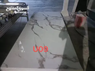  18 اللواح UV بديل الرخام 1.22*2.80 نخب اول قابل للطي تخب اول ضد الخدش و العفن و الرطوبة سهل التركيب