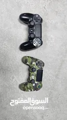  5 جهاز ps4 بحاله ممتاز للبيع مع 2 وحدات تحكم اصليات متوفر توصيل لكل الخارطه