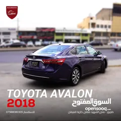  2 Toyota avalon 2018
