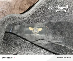  9 حذاء رجالي تركي ماركة Tugo شامواه أنيق مستعمل أسود بطانه داخلية بحالة جيدة مقاس 42 .... 43 يلبس