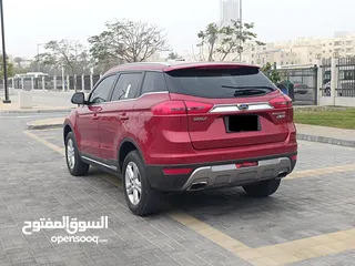  4 GEELI EMGRAND-X7 SPORT -2019-SINGLE OWNER