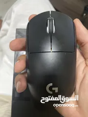  1 Logitech G Pro superlight لوجيتك جي برو سوبرلايت / نظيف جدًا وما يشكو من اي شي