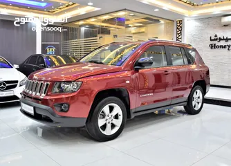  2 Jeep Compass ( 2016 Model ) in Red Color GCC Specs