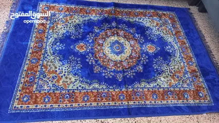  3 Blue carpet in good condition