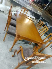  2 طاوله سفره 8 كراسي