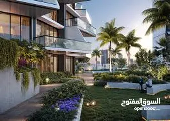  8 شقه بمقدم 20% في قلب قرية جميرا الدائرية