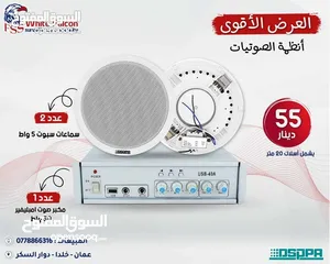  1 سماعات مع امبليفير العرض الأقوى على أنظمة الصوت من داسبا dsppa صوتيات بوق سماعات جدارية حدائق