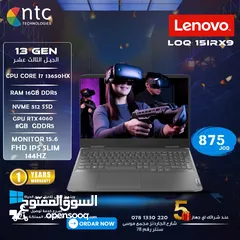  1 LAPTOP LENOVO LOQ I7 13650HX 16G 512SSD RTX 4060 8G 15.6 MMONITOR FHD IPS 144HZ