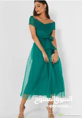  1 Ella limited edition  off shoulder, sweetheart dress فستان سهرة أخضر