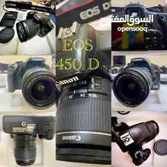  2 Canon EOS 450 D Photography lens from 18 to 200 Canon EOS 600 D