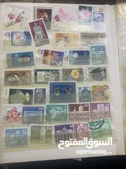  3 طوابع قديمه من 1948 وفوق عربي وأجنبي