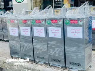  16 مبرد ماء عامودي ستانلس ستيل 304مع فلتر RO