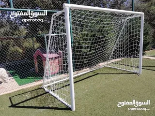  9 هدف كرة قدم كامل متوفر عدة مقاسات أعلى جوده للحديد مع الشبك يوجد خدمة توصيل لجميع المحافظات