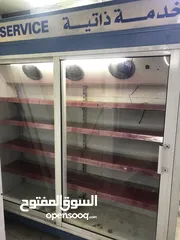  3 ثلاجة عرض بابين كبيرة ثلاث مراوح
